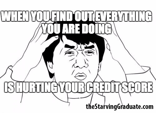5 ways you are hurting your credit score