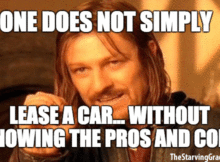 What are the pros and cons of leasing a car?